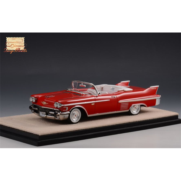 Cadillac Series 62 Convertible Open Top Red 1958