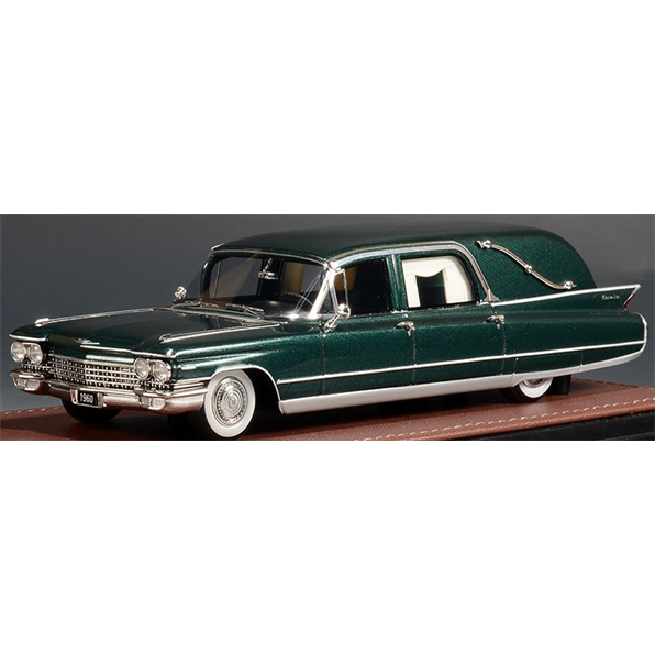 Cadillac Eureka Landau Hearse Green Glencoe Irid 1960