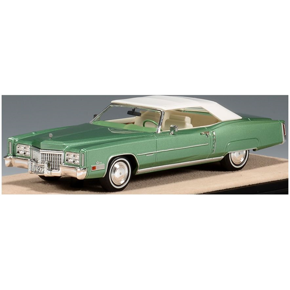 Cadillac Eldorado Sumatra Green Metallic Convertible Closed Roof 1972