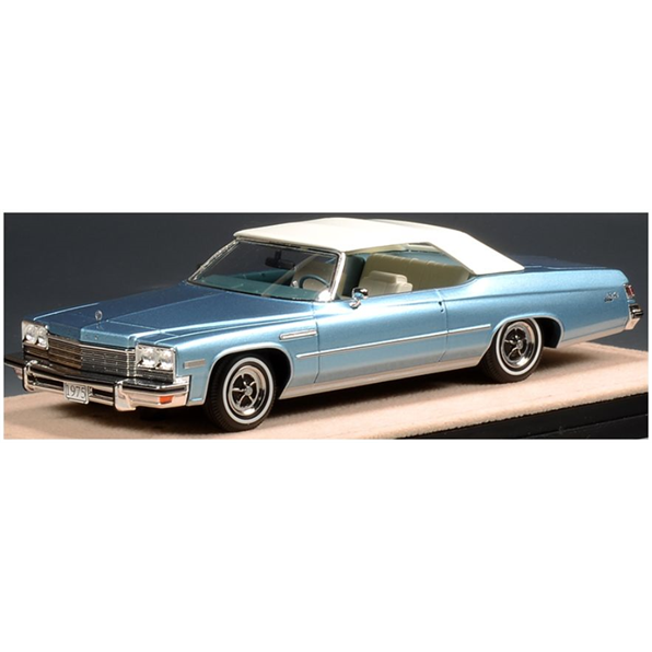 Buick LeSabre Custom Blue Haze Metallic Convertible Closed Roof 1975