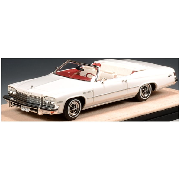 Buick LeSabre Custom White Convertible Open Roof 1975