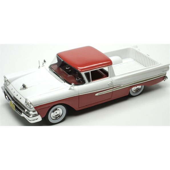 Ford Ranchero Torch Red 1958