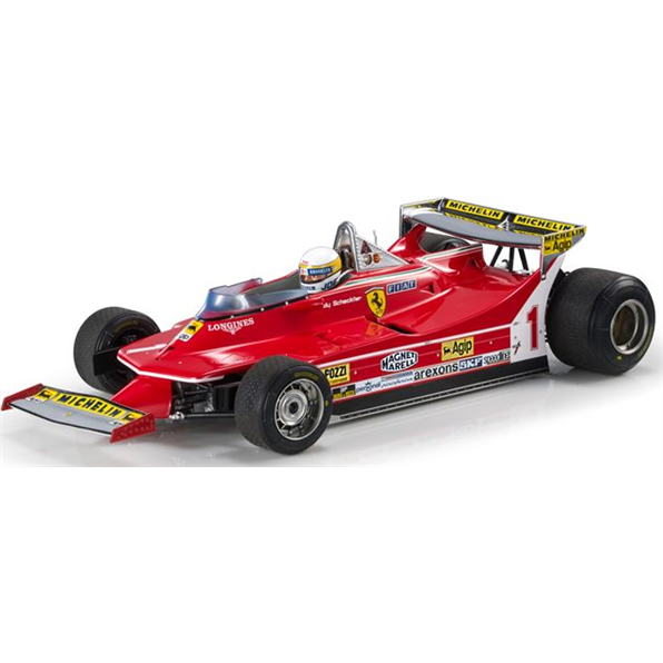 Ferrari 312 T5 1980 #1 Jody Scheckter Monaco GP 1980 w/Driver