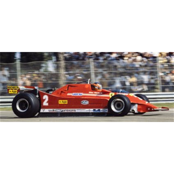Ferrari 126C #2 Gilles Villeneuve 1980 w/Driver