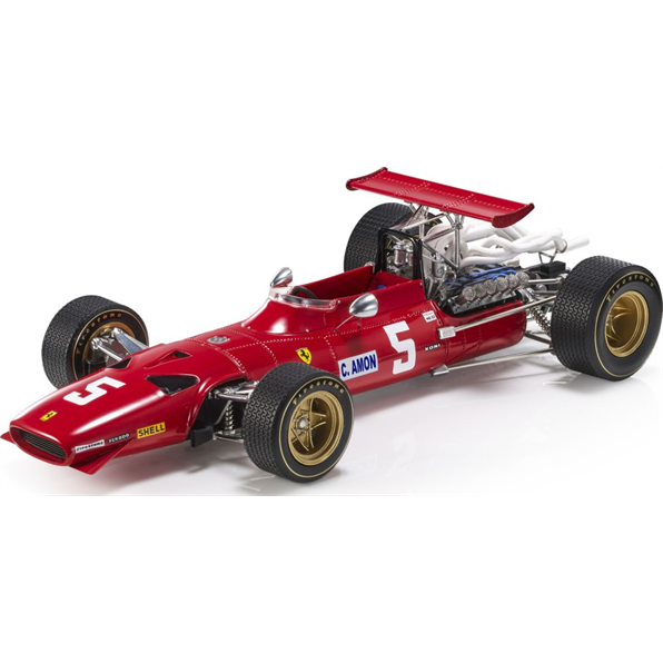 Ferrari 312 #5 Chris Amon 2nd British GP 1968