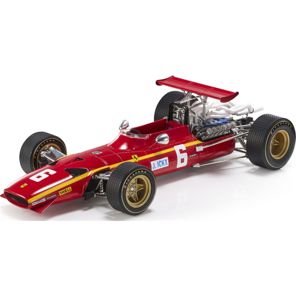 Ferrari 312 #6 Jackie Ickx 3rd British GP 1968