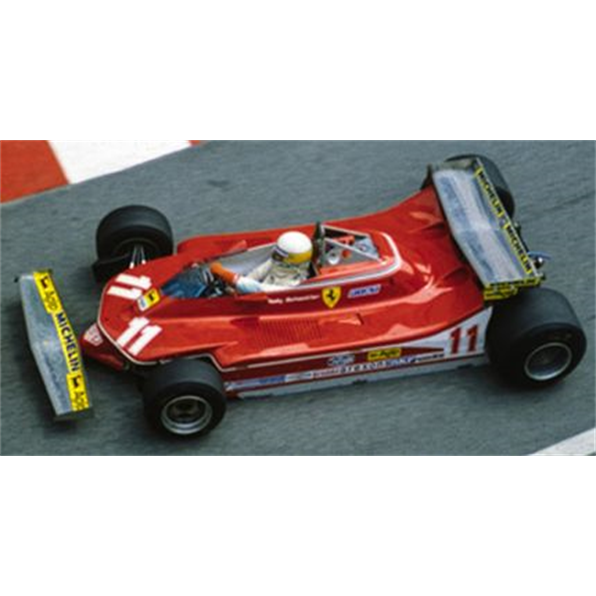 Ferrari 312T4 1979 #11 Jody Scheckter Pole Winner Monaco GP 1979 w/Driver