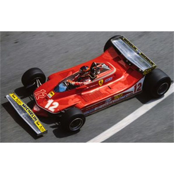 Ferrari 312T4 1979 #12 Gilles Villeneuve Monaco GP 1979 w/Driver
