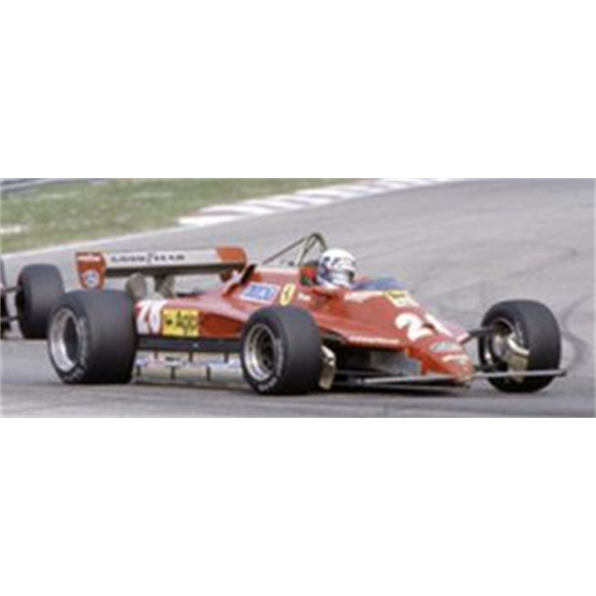Ferrari 126C2 1982 #28 Didier Pironi Winner San Marino GP 1982 w/Driver