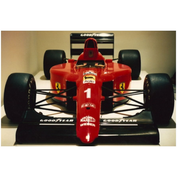 Ferrari F1-90 641/2 #1 Alain Prost Winner Mexican GP 1990 (Straight Rear Plate)