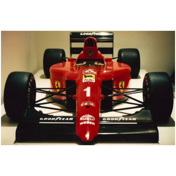 Ferrari F1-90 641/2 #1 Alain Prost Winner French GP 1990 (Different Rear Plate)