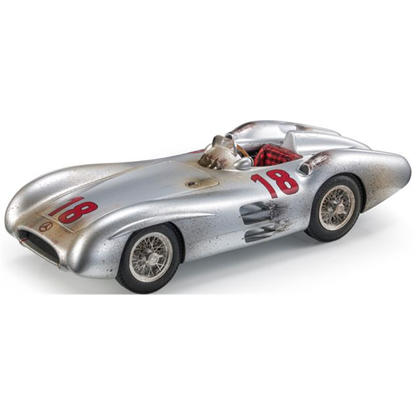 Mercedes W196 Streamliner #18 Juan Manuel Fangio Winner French GP 1954 'Dirty Hero'