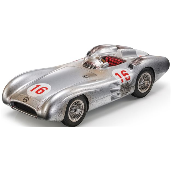 Mercedes W196 1954 #16 J.M. Fangio Winner Italy GP Monza 1954 Dirty Version