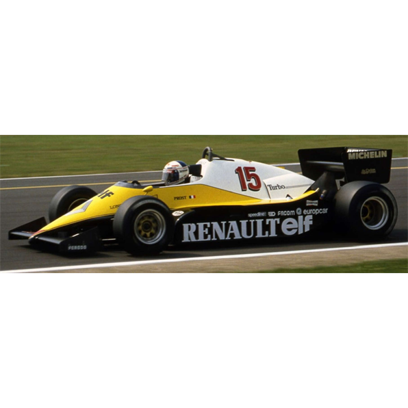 Renault RE40 1983 #15 Alain Prost Winner British GP 1983 w/Driver