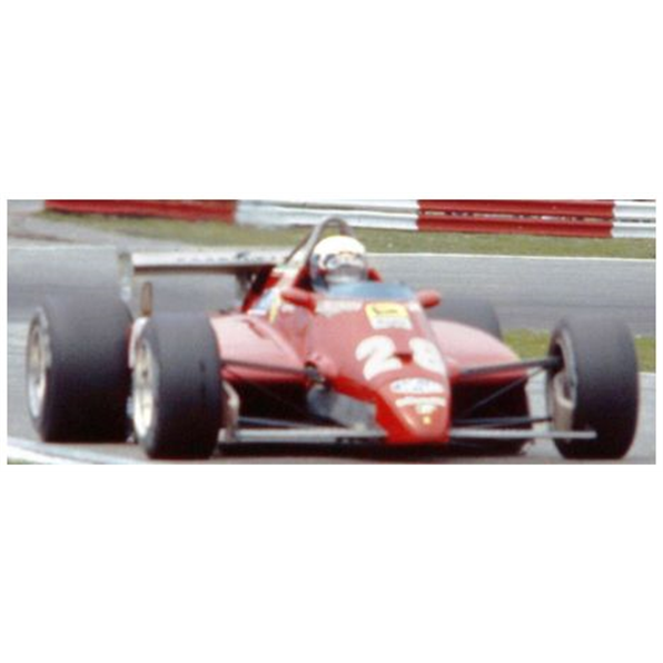 Ferrari 126C2 #27 P. Tambay 2nd Italy GP Monza 1982 (Late Version) w/Driver