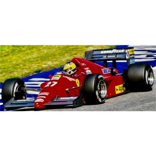 Ferrari F1-86B 1986 #27 Michele Alboreto 2nd Austrian GP 1986