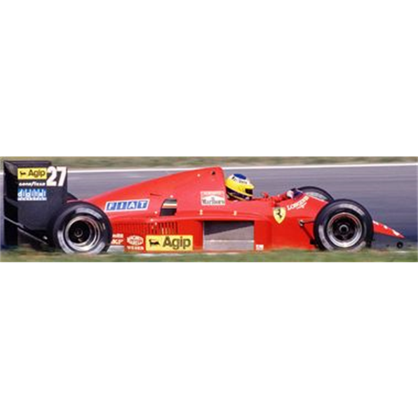 Ferrari F1-86B 1986 #27 Michele Alboreto 2nd Austrian GP 1986 w/Driver