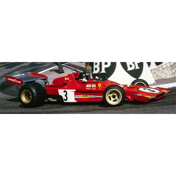Ferrari 312B3 1973 #3 Jacky Ickx Monaco GP 1973 w/Driver