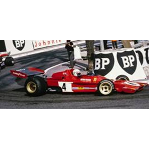 Ferrari 312B3 1973 #4 Arturo Merzario Monaco GP 1973 w/Driver