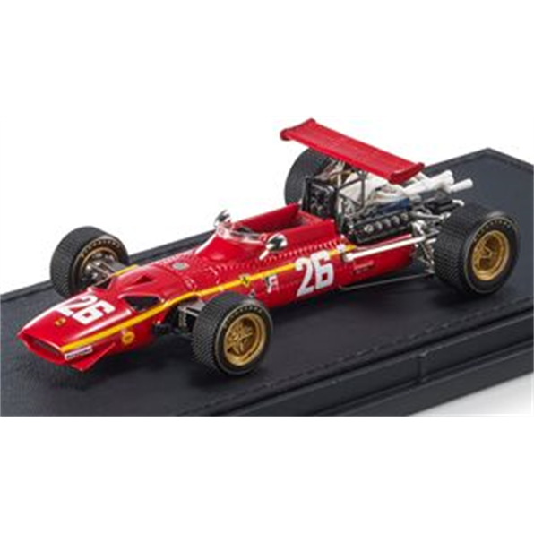 Ferrari 312 1968 #26 Jackie Ickx Winner France GP 1968