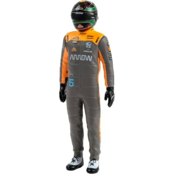 NTT Indycar Series #5 Pato O'Ward/Arrow McLaren Arrow Driver Figure
