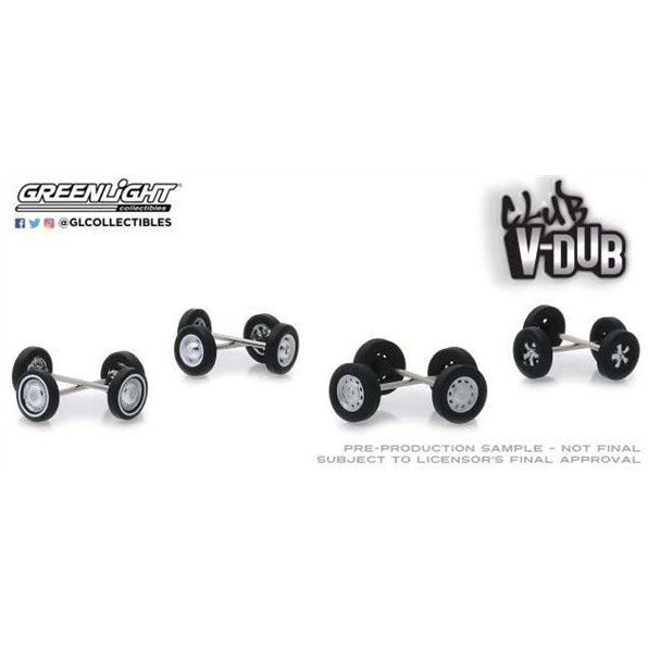 Club Vee-Dub Wheel and Tire Pack 16 Wheels 1 6 Tires 8 Axles Hobby Exclusive