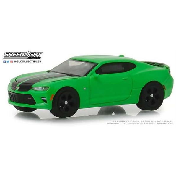 Chevrolet Camaro SS Muscle Series 21 krypt on green with black rally stripes 2017