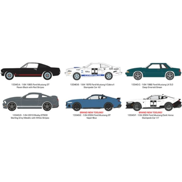 TheDrive Home To The Mustang Stampede Series 1 Assortment (6-Car Set) 12pcs Asst