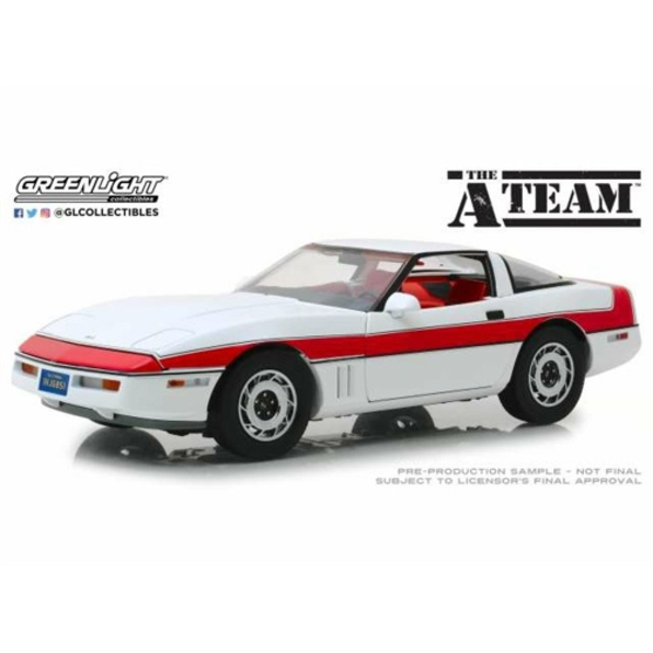 Chevrolet Corvette C4 The A-Team (1983-87 TV Series) white/red 1984