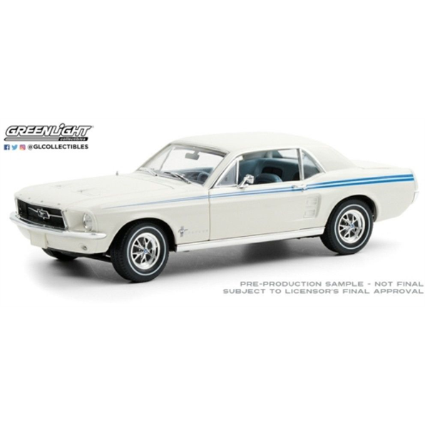 Ford Mustang Coupe 1967 Indy Pacesetter Special Wimbledon White/Stripes