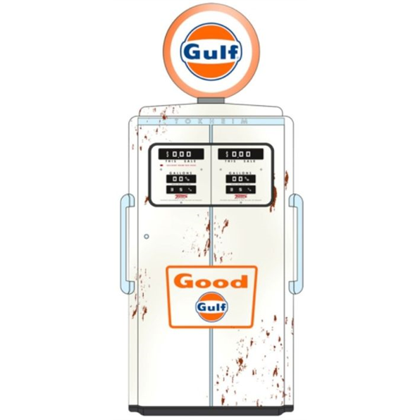 Tokheim 350 Twin Gas Pump Good Gulf Gulf Oil 1954