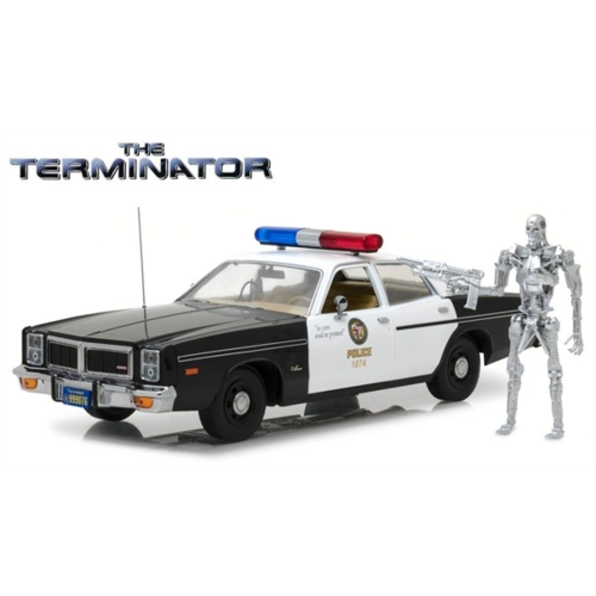 Dodge Monaco Metropolitan Police 1977 The Terminator (1984) with T-800 Endoskele