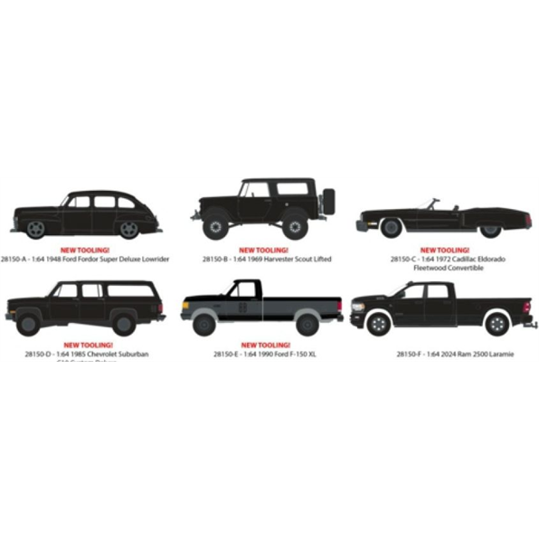 Black Bandit Series 29 (6 Vehicle Set) 12pcs Asst