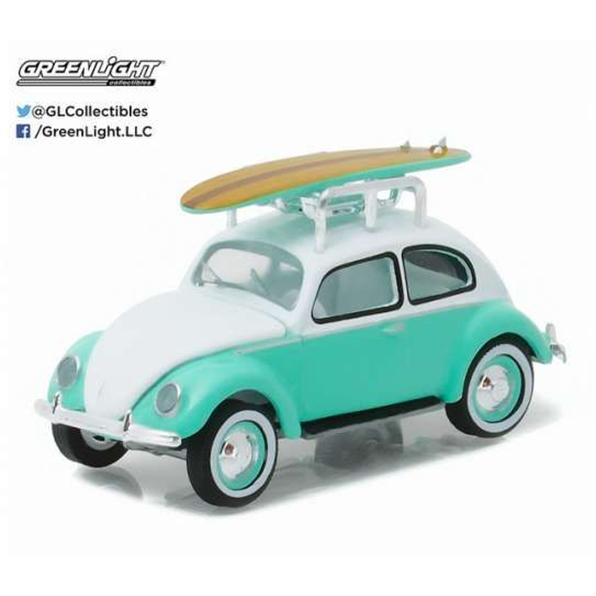 Volkswagen Beetle with Roof Rack and Surfboa rds Club Vee-Dub series 4 1947