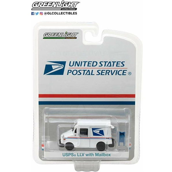 United States Postal Service (USPS) Long L ife Postal Delivery Vehicle + Mailbox Acce