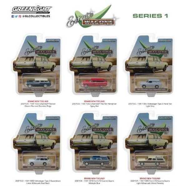 Estate Wagons Series 1 Assortment of 12