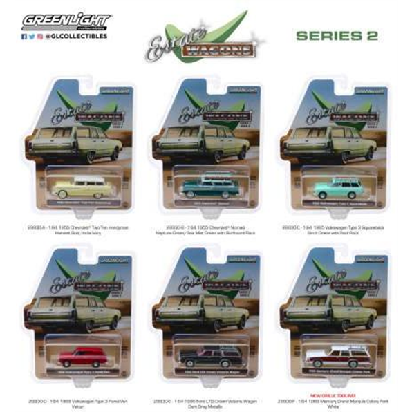Estate Wagons Series 2 Assortment of 12
