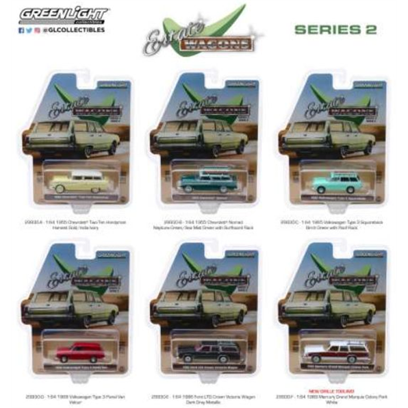 Estate Wagons Series 2 Assortment of 6