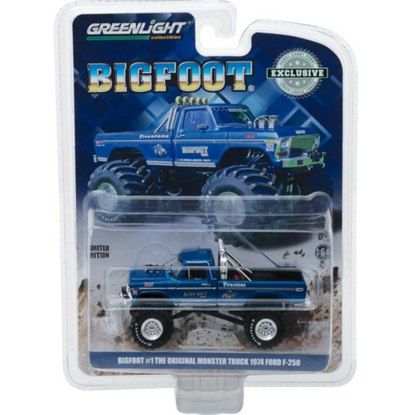 Ford F250 Monster Truck Bigfoot #1 The Ori ginal Monster Truck 1979 blue 1974