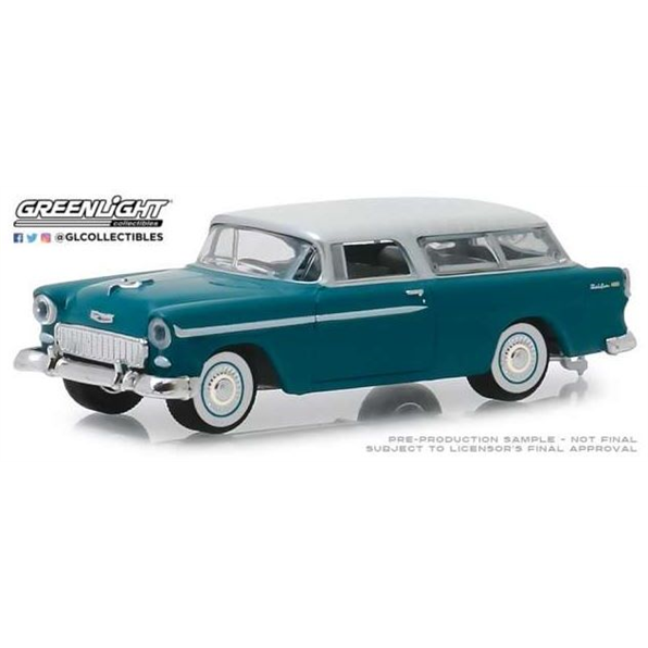 Chevrolet Nomad Estate Wagon Series 3 rega l turquoise and india ivory 1955