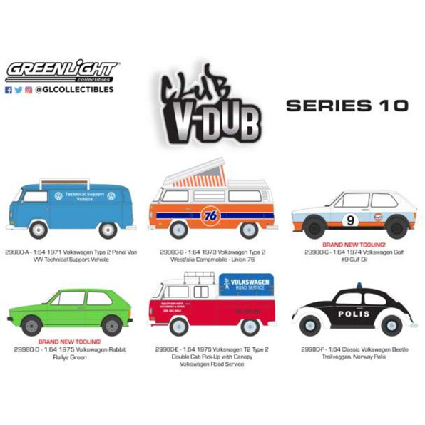 Club Vee-Dub Series 10 Assortment of 12