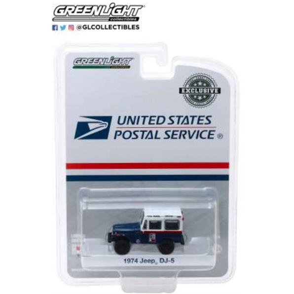 Jeep DJ-5 U.S. Mail Civil Defense 1974 Don't Tie Up Mail Service Use ZIP CODE'