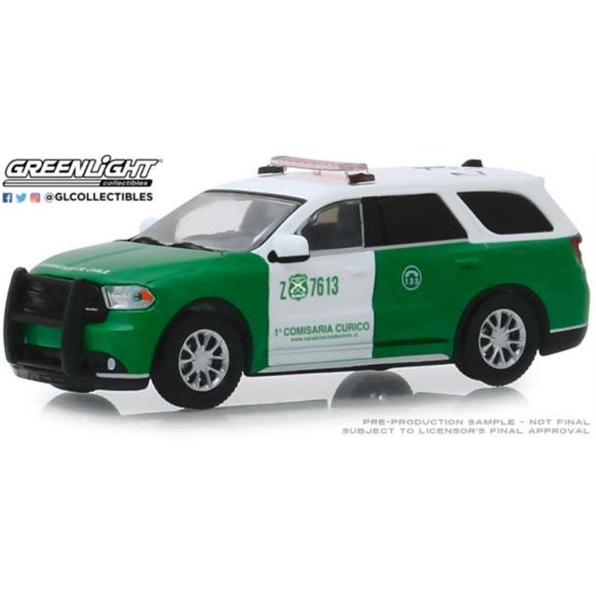 Dodge Durango Police Carabineros de Chile 2018 Green/White