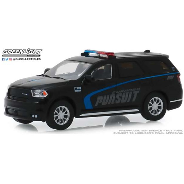 Dodge Durango Pursuit Police SUV 2019 Black/Blue