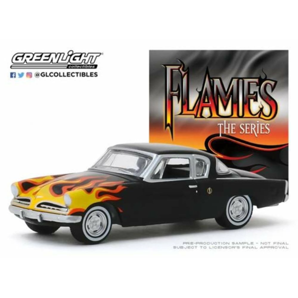 Flames The Series 1954 Studebaker Champion Black with Flames
