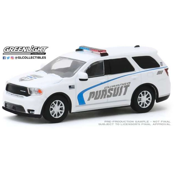 Dodge Durango Pursuit Police Suv White 2019