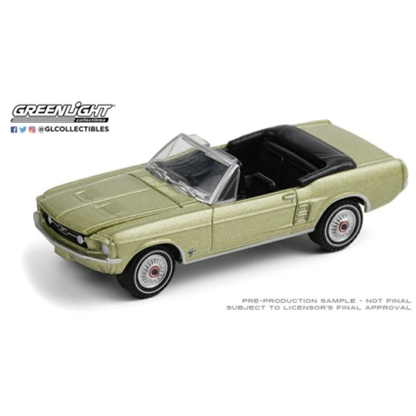 Ford Mustang Convertible Sports Sprint Lime Gold 1967