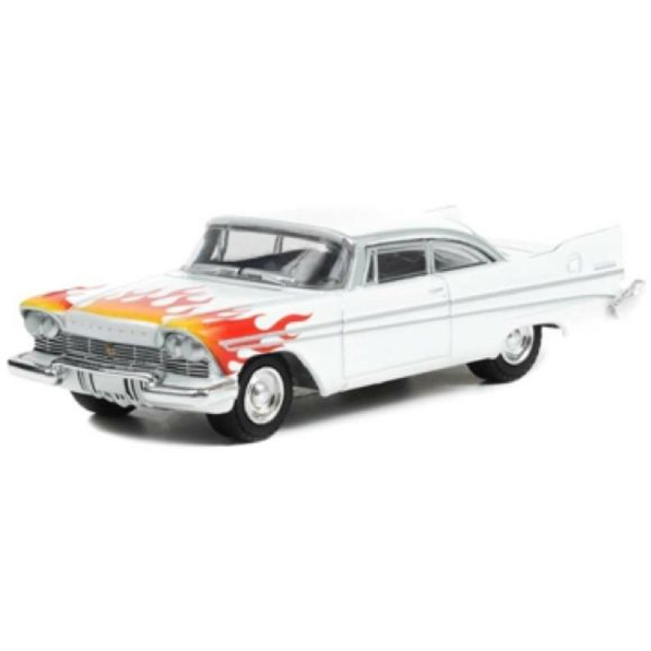 Plymouth Belvedere White w/Flames 'Flames the Series' 1957