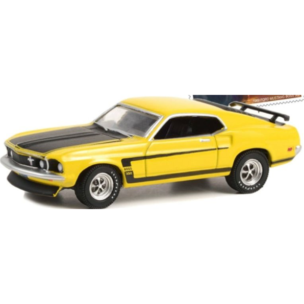 Ford Mustang Boss 302 1969 USPS 2022 Pony Car Stamp Collection by Tom Fritz