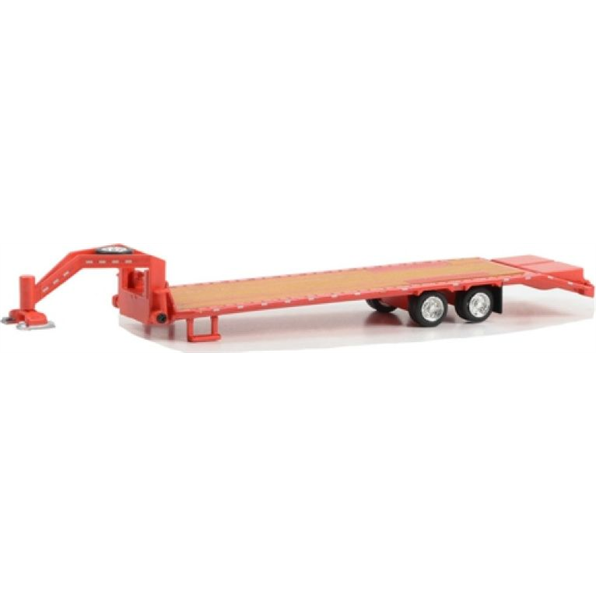 Gooseneck Trailer Red w/Red and White